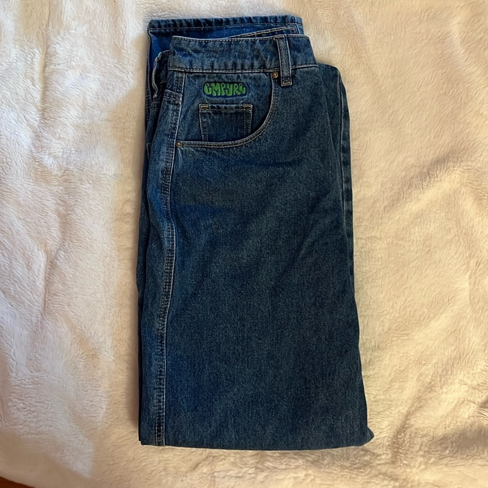 Empyre Tori Sk8 Dragon Embroidered Jeans